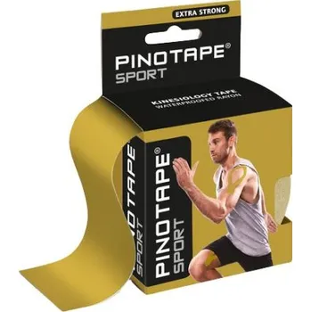 Tejpovací páska Pino Tape Pro Sport - Tejpovací náplasti pro kineziologické tejpování (5 cm x 5 m) zlatá