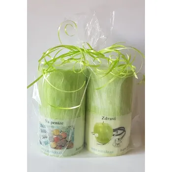 Svíčka Balíček svíček peníze a zdraví