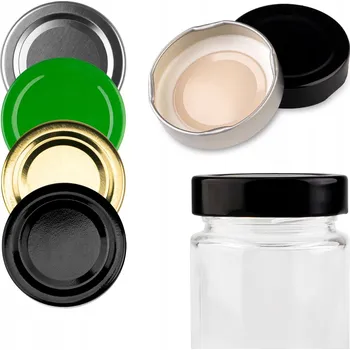 Obraz 10x VYSOKÁ ŠROUBOVACÍ VÍČKA 58mm NA SKLENICE