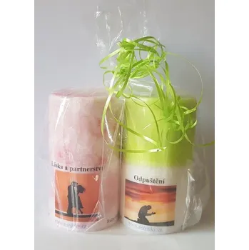 Svíčka Balíček svíček láska a partnertsví a odpuštění