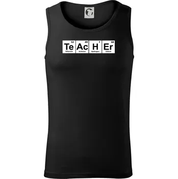 Periodická tabulka - Teacher - Tílko pánské Core - L ( Černá )
