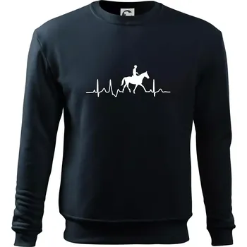 EKG jízda na koni - Mikina Essential dětská - 158 cm/12 let ( Námořní modrá (velmi tmavá - téměř černá) )