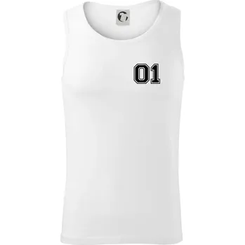 Pánské termoprádlo King - Queen - 01 dres (černobílá) - Tílko pánské Core - M ( Bílá )