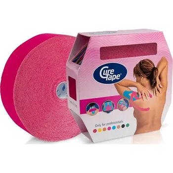 Tejpovací páska Cure Tape Giant - páskové náplasti pro kineziologické tejpování, velká role (5cm x 31,5m) růžová