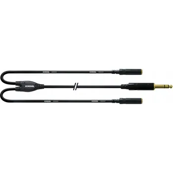 Audio kabel Kabel 2x Cordial CFY 0,3 VYY, 0,3 m