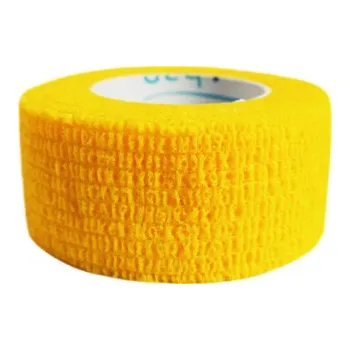 Stokban samolepicí elastický obvaz (2,5 cm x 4,5 m) žlutý