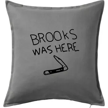 Polštář Věznice Shawshank - Polštář 50x50 - 50x50 - Pouze potah ( Tmavě šedý melír )