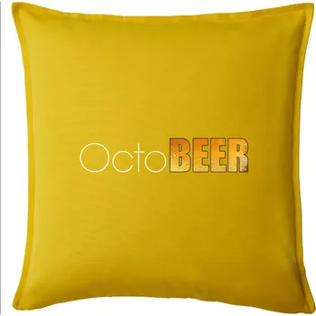 Polštář Pivní měsíce - octoBEER - Polštář 50x50 - 50x50 - Pouze potah ( Žlutá )