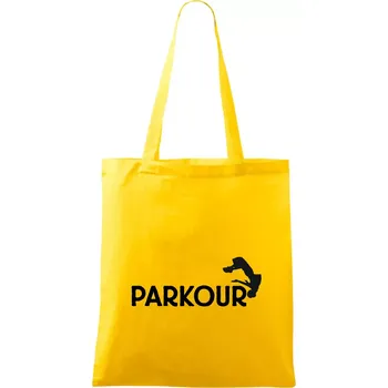 Parkour - salto - Taška bavlněná - 42 x 38 cm ( Žlutá )