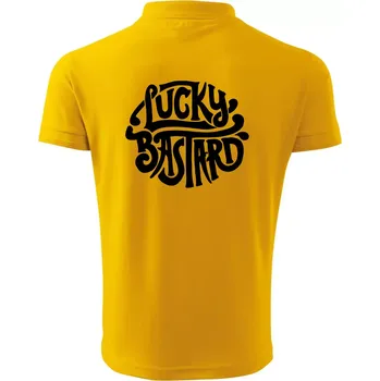 Pánská košile Lucky Bastard - Polokošile pánská Pique Polo 203 - M ( Žlutá )