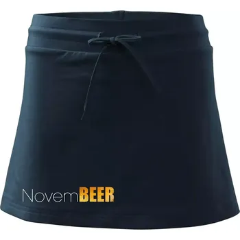 Dámské oblečení Pivní měsíce - novemBEER - Sportovní sukně - two in one - XL ( Námořní modrá (velmi tmavá - téměř černá) )