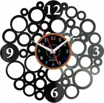 Hodiny Nástěnné hodiny Evevo černé 30 cm