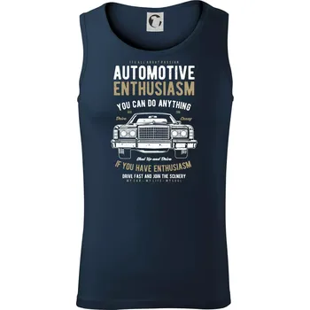 Automotive Enthusiasm - Tílko pánské Core - 2XL ( Námořní modrá (velmi tmavá - téměř černá) )