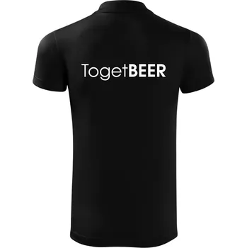 Pánská košile Pivní nápisy TogetBEER - Polokošile Victory sportovní (dresovina) - S ( Černá )