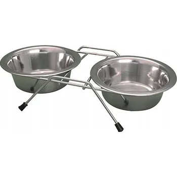 Miska pro psa YARRO KOVOVÉ MISKY NA RÁMU 21 cm