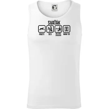 Svaťák - Tílko pánské Core - M ( Bílá )