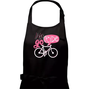 Kuchyňská zástěra Lets go ride - Pánská zástěra na vaření - Univerzální velikost ( Černá )
