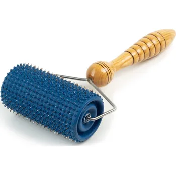 Masáž Masážní váleček Lyapko | Masážní přístroj s jehlami velký 5.0 tmavě modrý