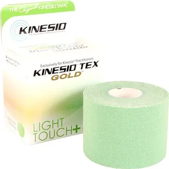 Tejpovací páska Kinesio Tex Gold Light Touch+ - tupé náplasti pro kineziologické tejpování (5 cm x 5 m) zelené