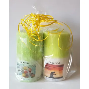 Svíčka Balíček svíček peníze a odpuštění