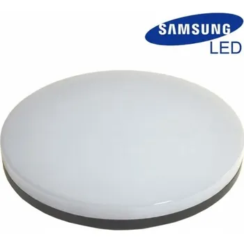 Stropní Svítidlo led Jarin 24W 4000K IP65 IK09 diody Samsung Ø280mm černý