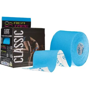 Tejpovací páska Rea Tape Classic - Tejpovací náplasti pro kineziologické tejpování (5 cm x 5 m) modrá