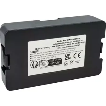 Extensilo - SRN Baterie 5902142-02 pro robotickou sekačku 3000mAh 18V Li-Ion - kvalitní akumulátor vhodný pro značku Flymo, Gardena, Husqvarna, McCulloch