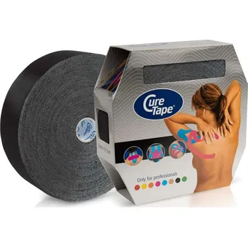 Tejpovací páska Cure Tape Giant - páskové náplasti pro kineziologické tejpování, velká role (5cm x 31,5m) černá