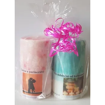 Svíčka Balíček svíček láska a partnerství a zklidnění od stresu