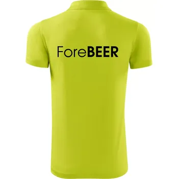 Pánská košile Pivní nápisy ForeBEER - Polokošile Victory sportovní (dresovina) - 2XL ( Limetková )