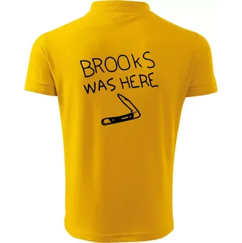 Pánská košile Věznice Shawshank - Polokošile pánská Pique Polo 203 - 4XL ( Žlutá )