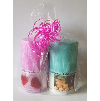 Svíčka Balíček svíček láska - sebeláska a zklidnění od stresu