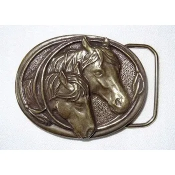 Opasek Koně kobyla kůň přezka kování k pasu nikl lesklý