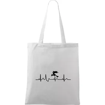 EKG inline přeskok - Taška bavlněná - 42 x 38 cm ( Bílá )