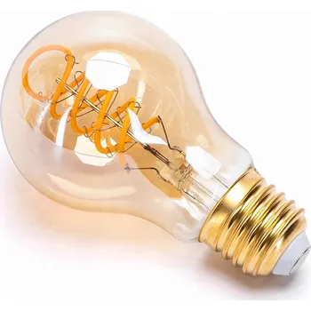 Žárovka LED žárovka E27 EDISON A60 4W FILAMENT DEKORATIVNÍ RETRO AMBER SPIRÁLA