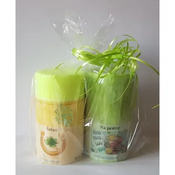 Svíčka Balíček svíček štěstí a peníze