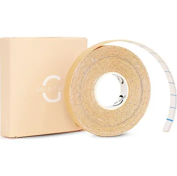 Tejpovací páska Gold Tape - Gold Tape páska na obličej (1 cm x 5 m) béžová