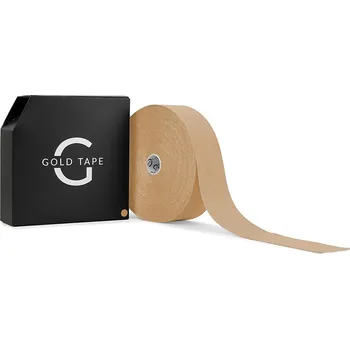 Tejpovací páska Gold Tape – tejpy pro kinesiology taping, velká role (5 cm × 31 m) béžová