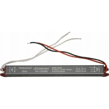 Napájecí zdroj pro osvětlení LED zdroj Super Slim 24V 18W IP67