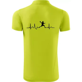 Pánská košile EGK vybíjená - Polokošile Victory sportovní (dresovina) - 2XL ( Limetková )