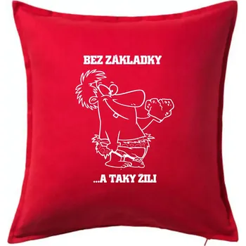 Polštář Školní triko - Bez základky - Polštář 50x50 - 50x50 - Pouze potah ( Červená )