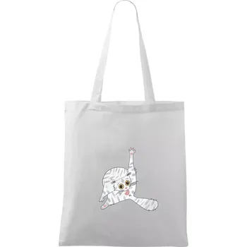 Kočka čistotná (studio-arte.cz) - Taška bavlněná - 42 x 38 cm ( Bílá )