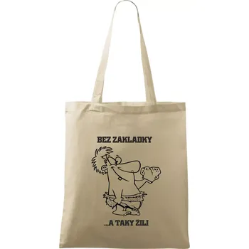 Školní triko - Bez základky - Taška bavlněná - 42 x 38 cm ( Naturální )