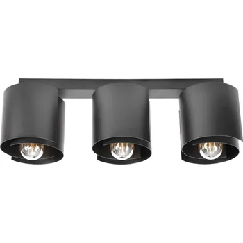 HUGO STROPNÍ SVÍTIDLO LUSTR STYL LOFT MODERNÍ ČERNÁ E27 LED