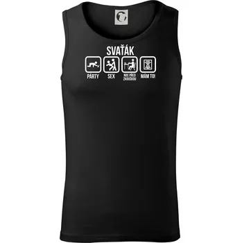 Pánské termoprádlo Svaťák - Tílko pánské Core - 2XL ( Černá )