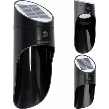 Nástěnné svítidlo Zahradní nástěnné svítidlo NNLED černé s integrovaným LED zdrojem 1 W