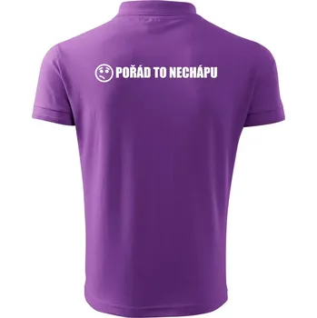 Pánská košile Nechápu to - pořád to nechápu - Polokošile pánská Pique Polo 203 - 2XL ( Fialová )