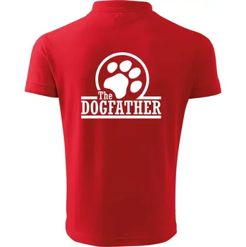 Pánská košile Dogfather - Polokošile pánská Pique Polo 203 - XL ( Červená )