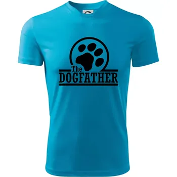 Chlapecké tričko Dogfather - Dětské triko sportovní (dresovina) - 122 cm/6 let ( Světlý tyrkys )