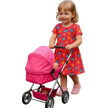 Dívčí oblečení Dívčí šaty Wolf S2514b vel. 104-134 tmavě růžové